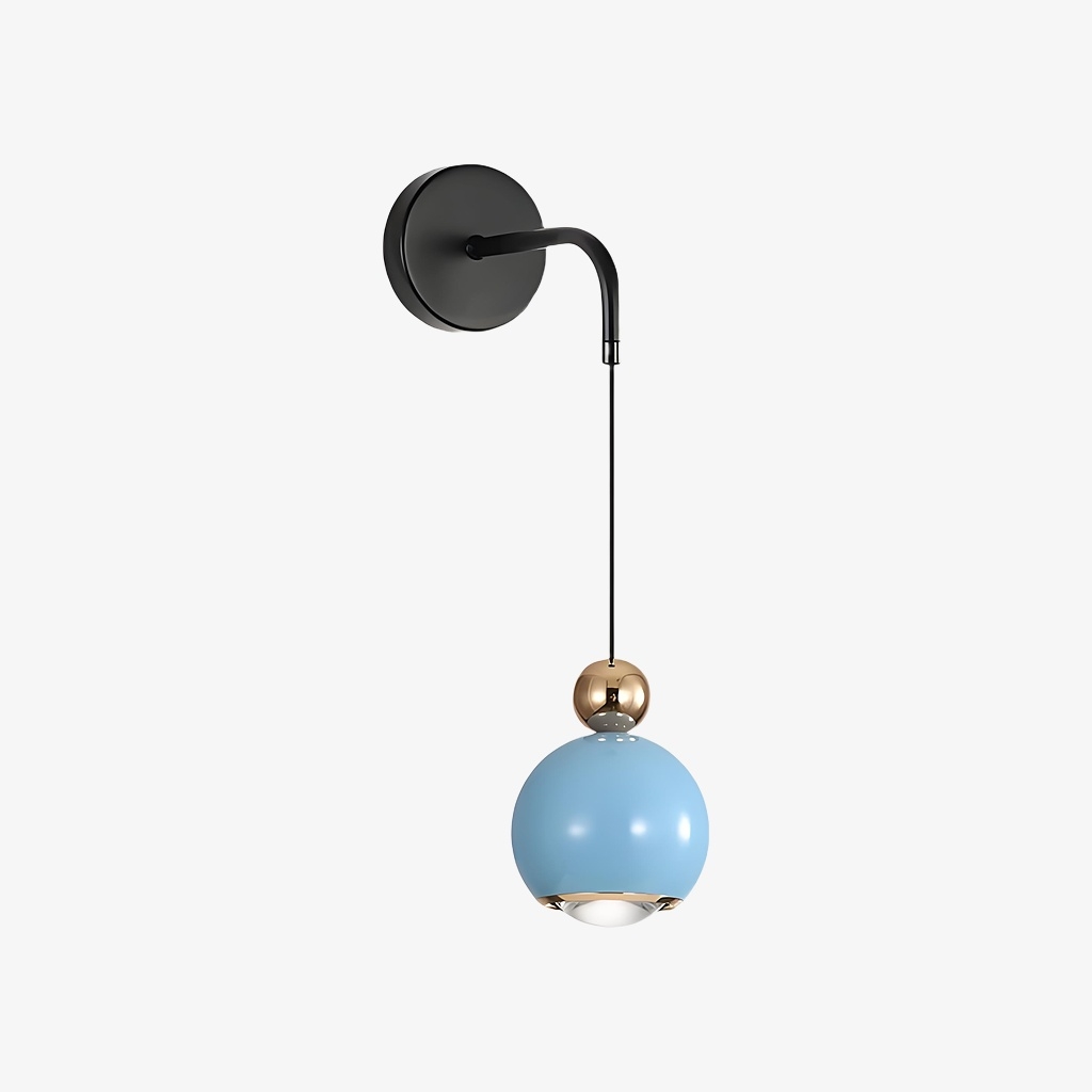 Glintap Nordic Globe Wall Mounted Light - Minimal Accent Lamp for Bedroom Interior T2207