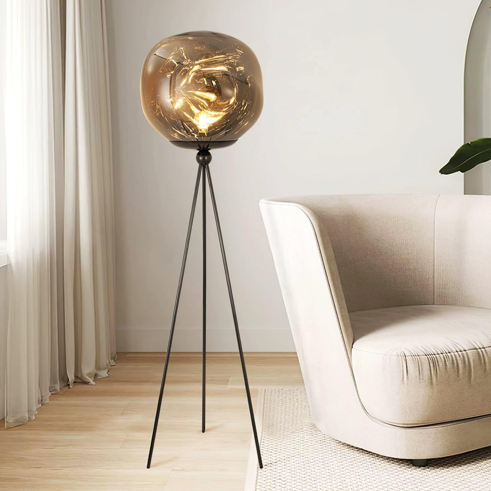 Tripod Irregular Lava Floor Lamp M216