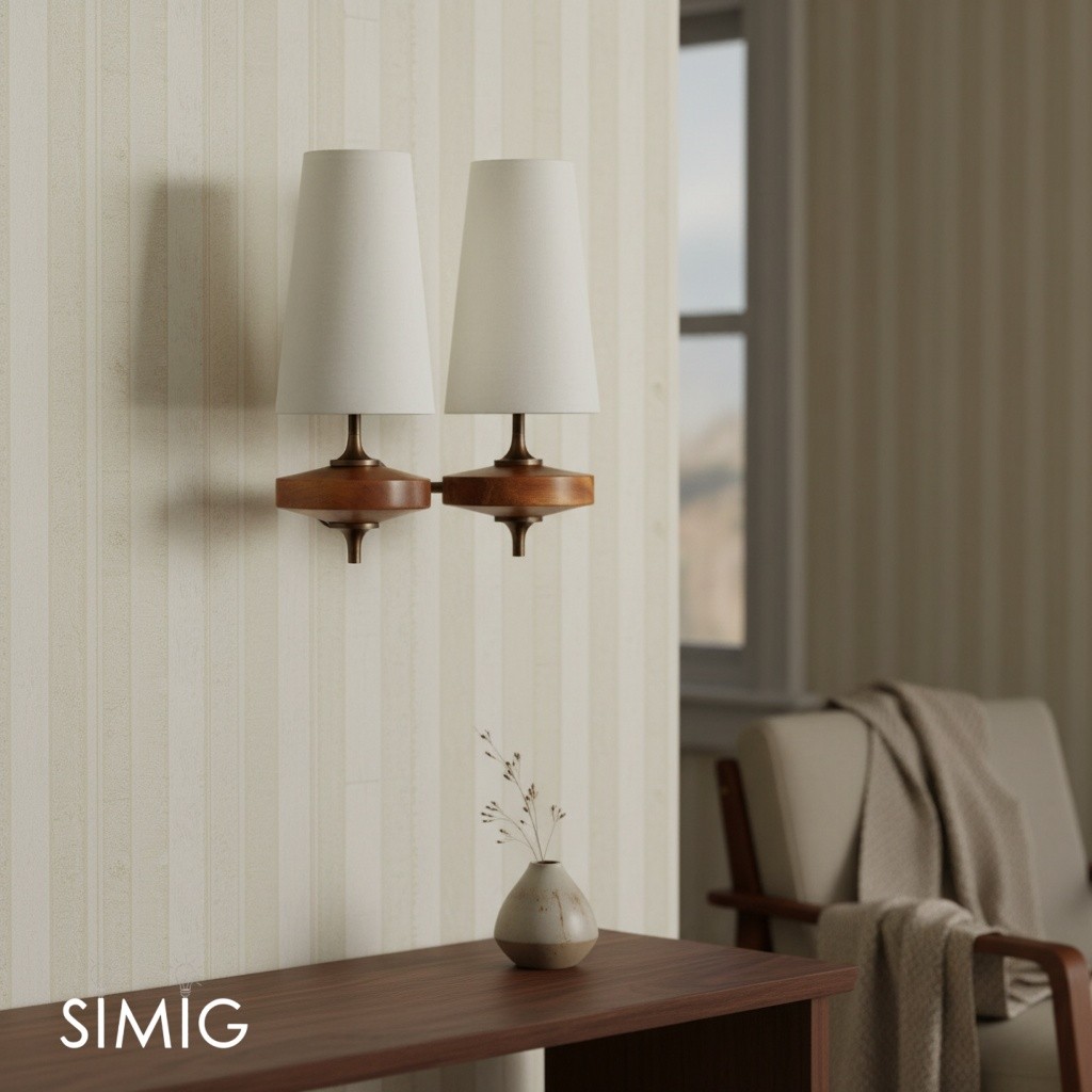 Chrona Rho Fabric Sculpt Wall Lamp - Artistic Contemporary Style T122