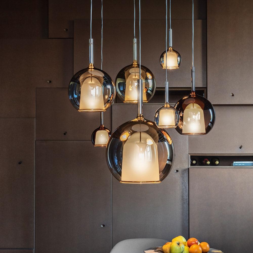 Glo Wine Glass Shaped Pendant Light S185