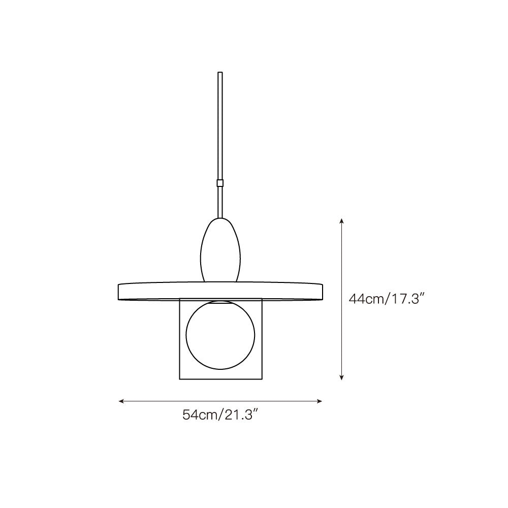 Eirene Glass Pendant Lamp T1926