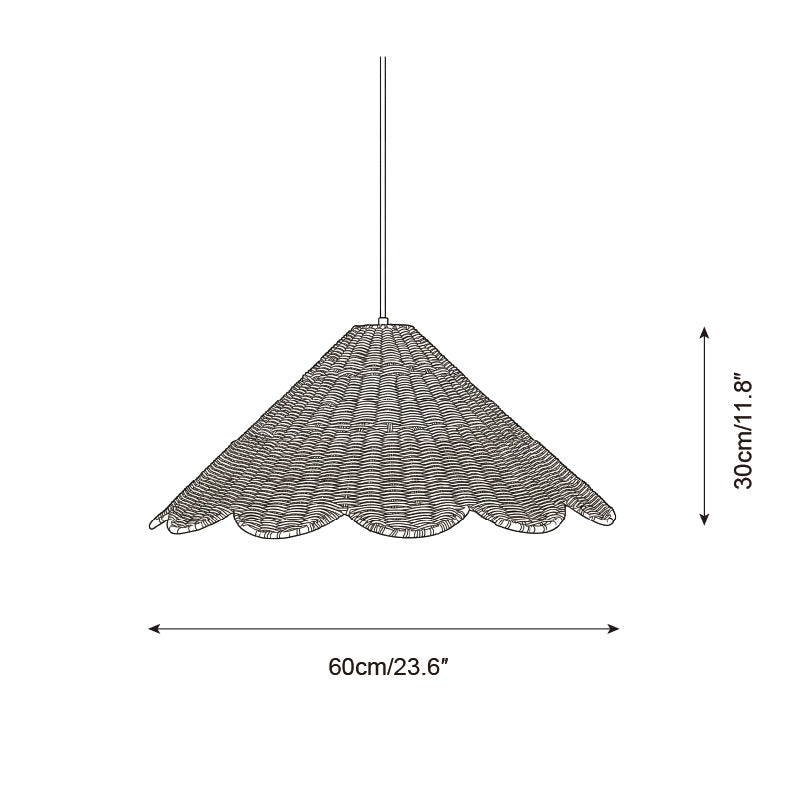 Scallop Pendant Lamp T1533