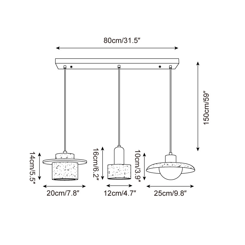 Marnox Pendant Lamp T1358