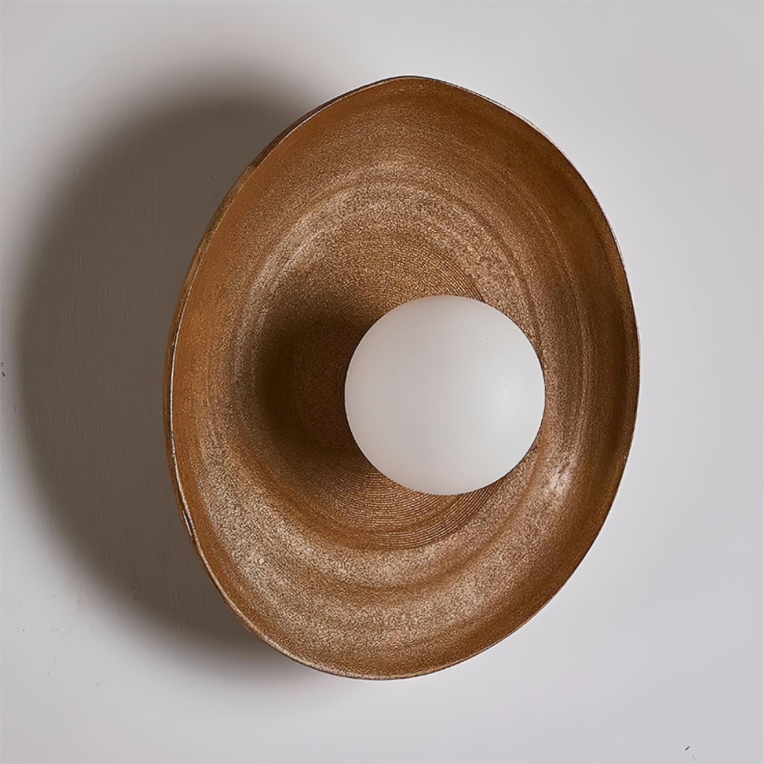 Retro Irregular Round Wall Lamp M103