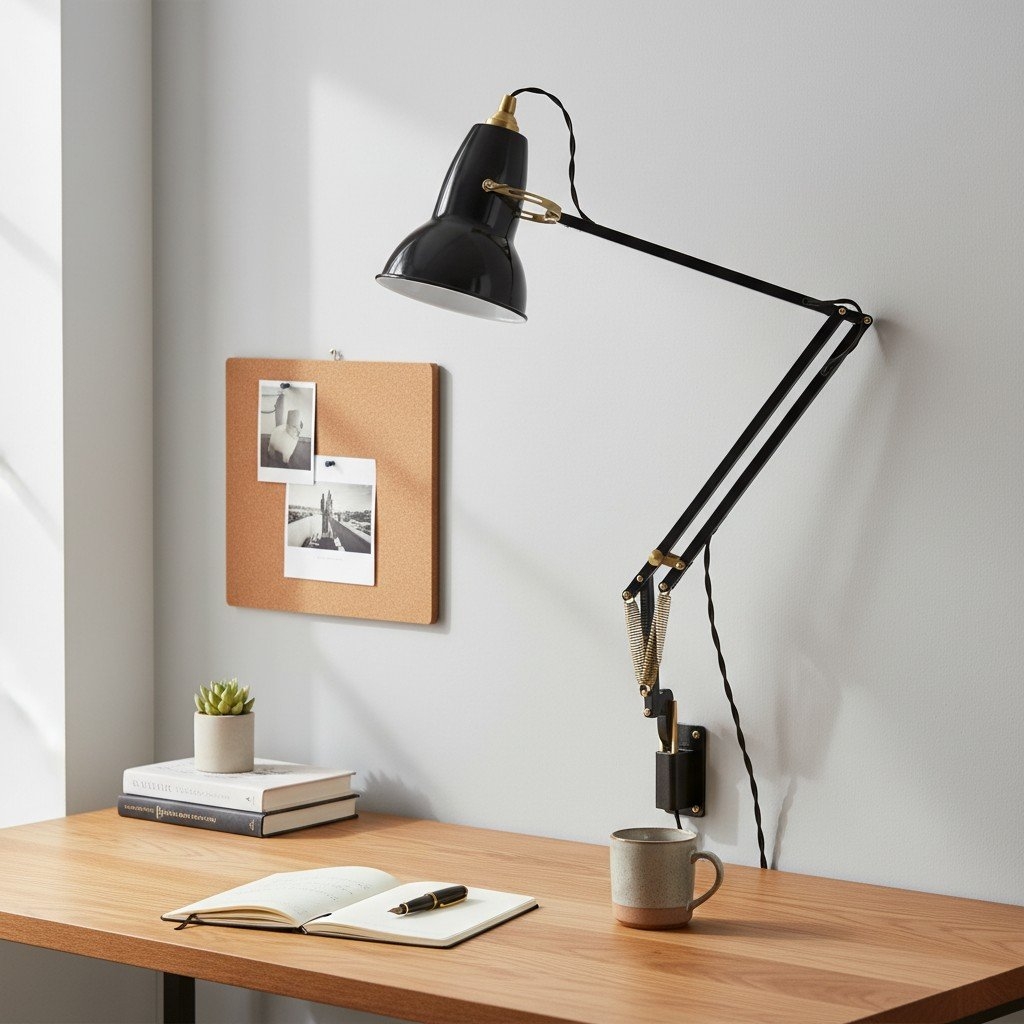Modryx Modern Adjustable Wall Lamp - Focused Task Light for Office T576