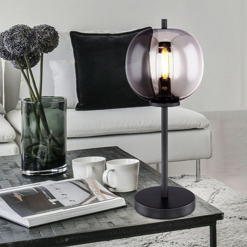 Multiple Style Glass Blacky Table Lamp