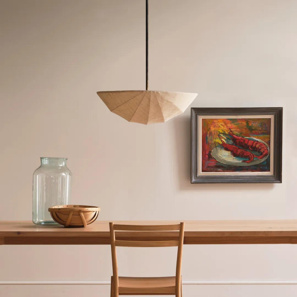 The Wabi-Sabi Canvas Linen Ceiling Light T2007