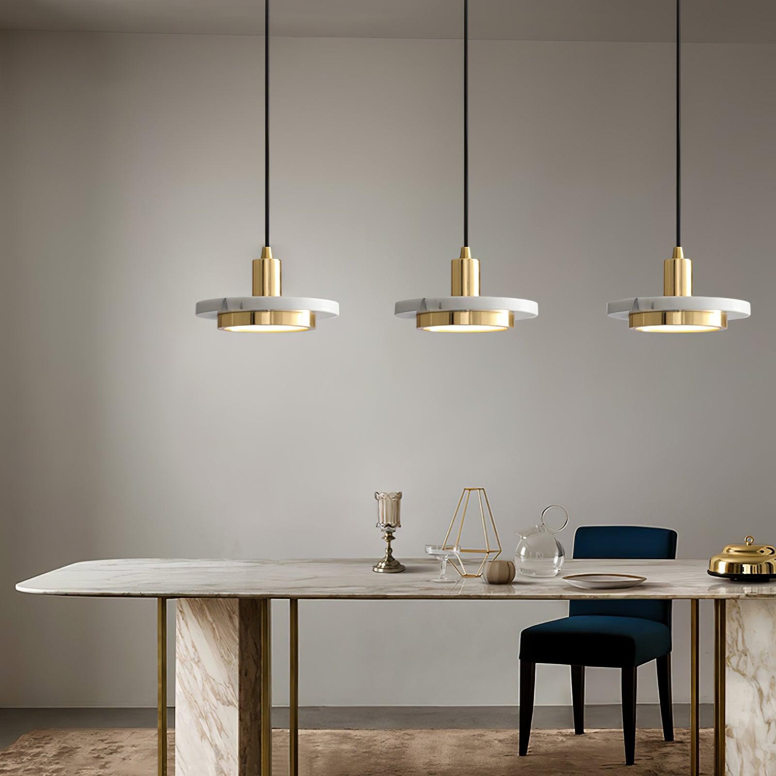 Double Circle Pendant Light M559