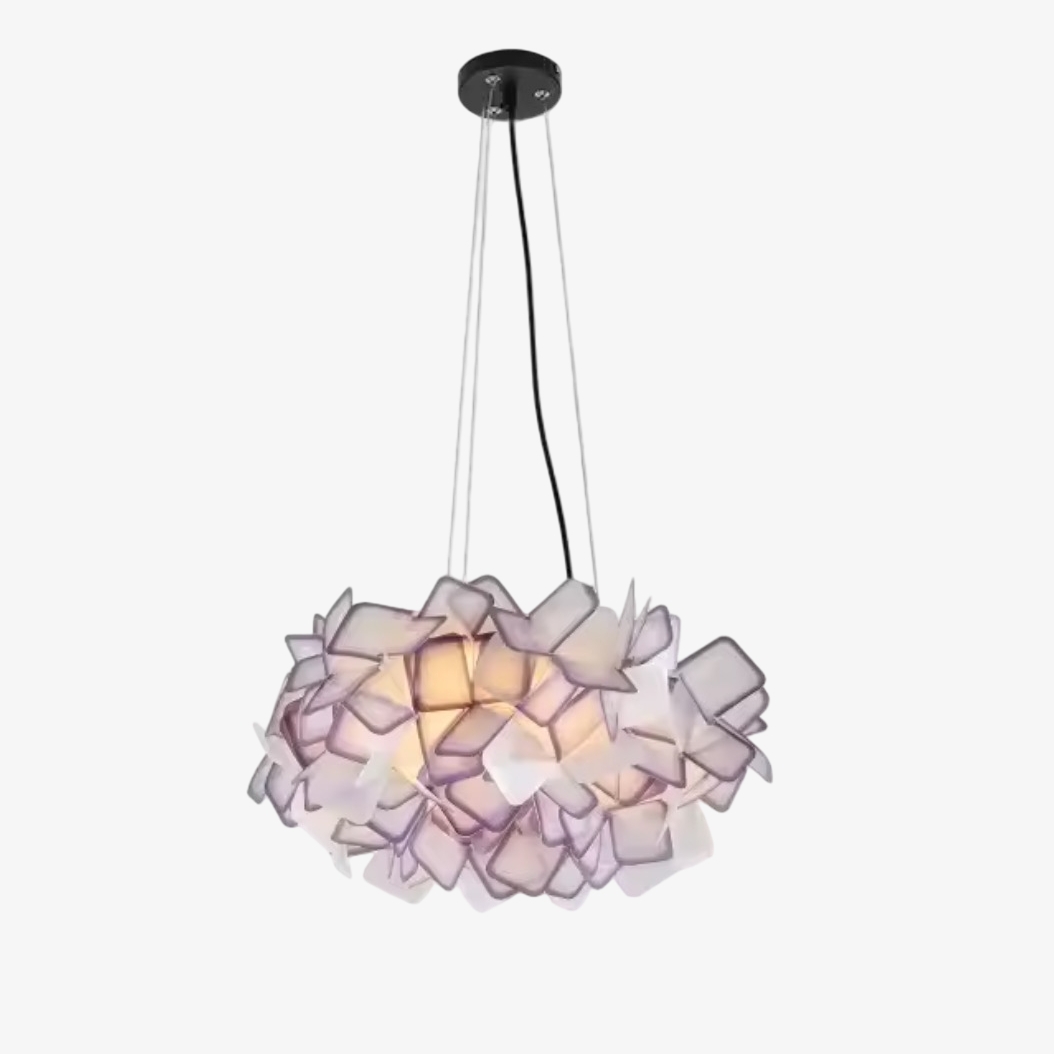 Gradient Acrylic Pendant Light – Modern Hanging Lamp for Bedroom S404