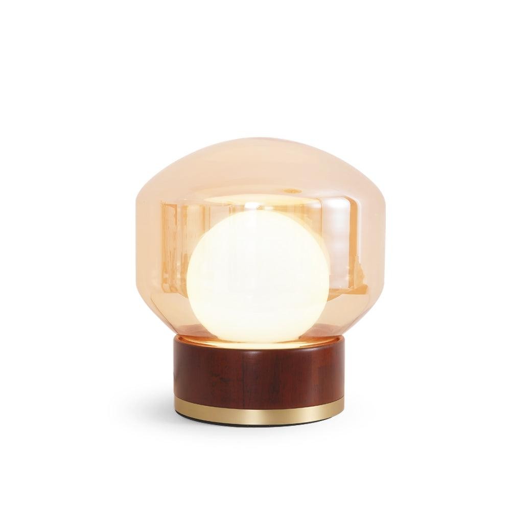 Simple Creative Wood Orb Table Lamp M423