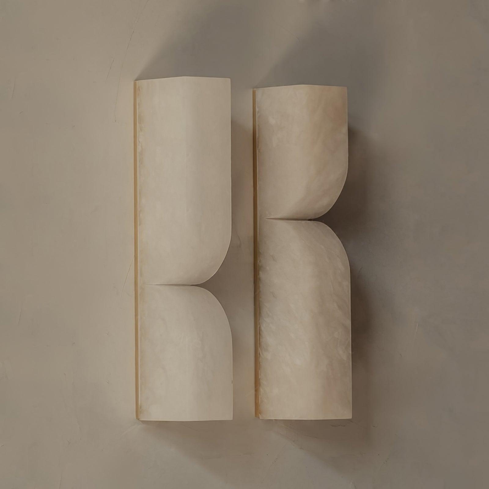Rectangular Alabaster Wall Lamp T1863