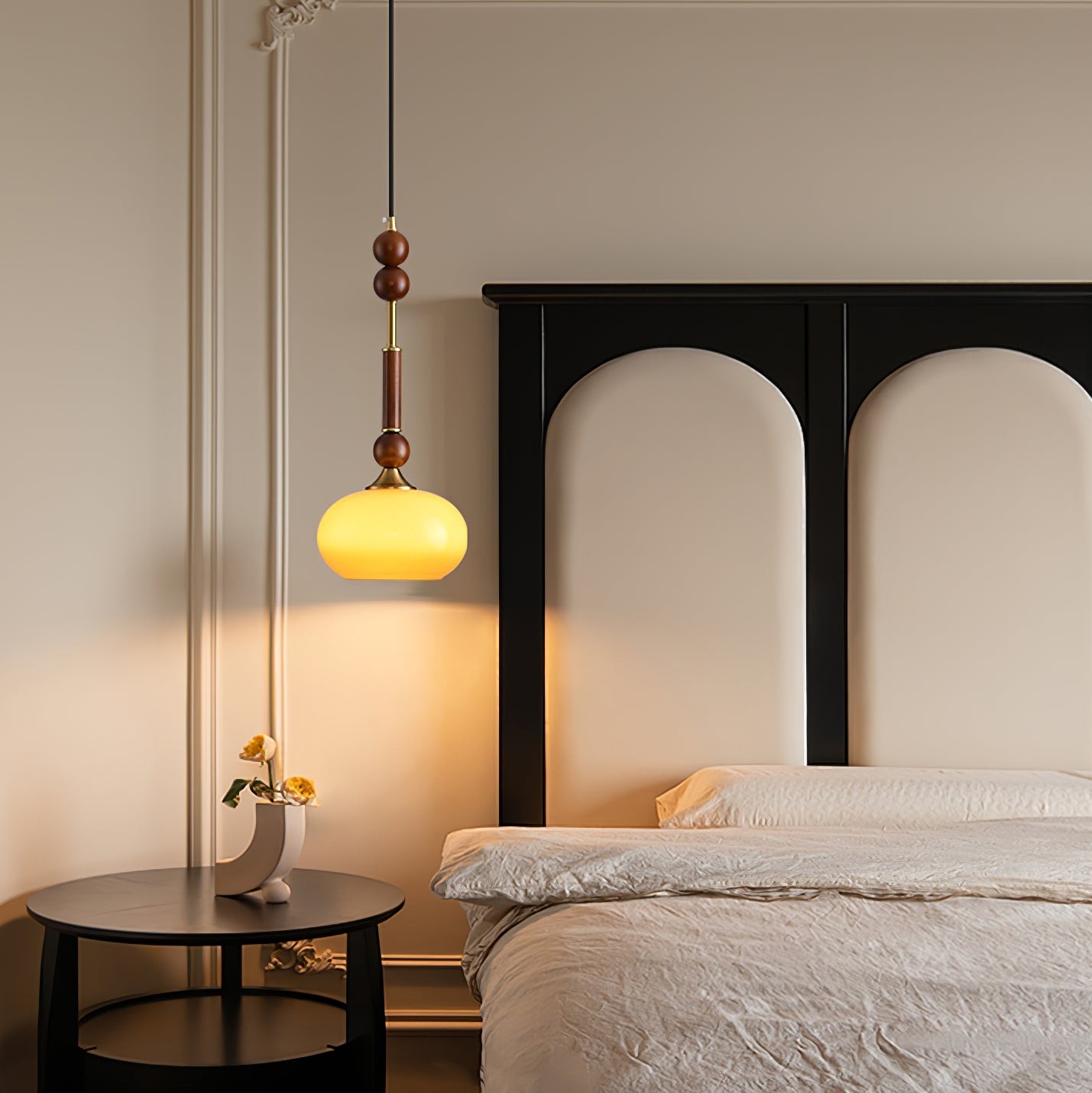 Retro Solid Wood Series Pendant Lamp M420