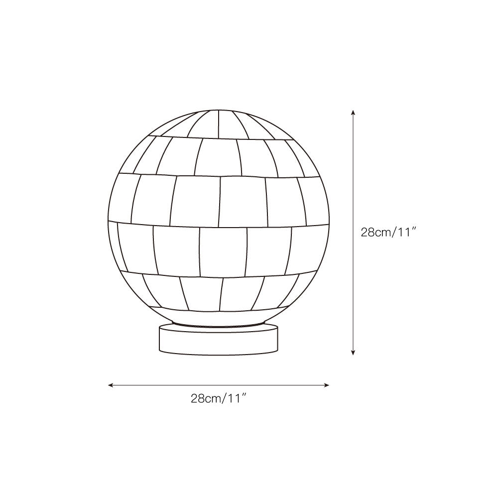 Alabaster Ball Table Lamp T1657
