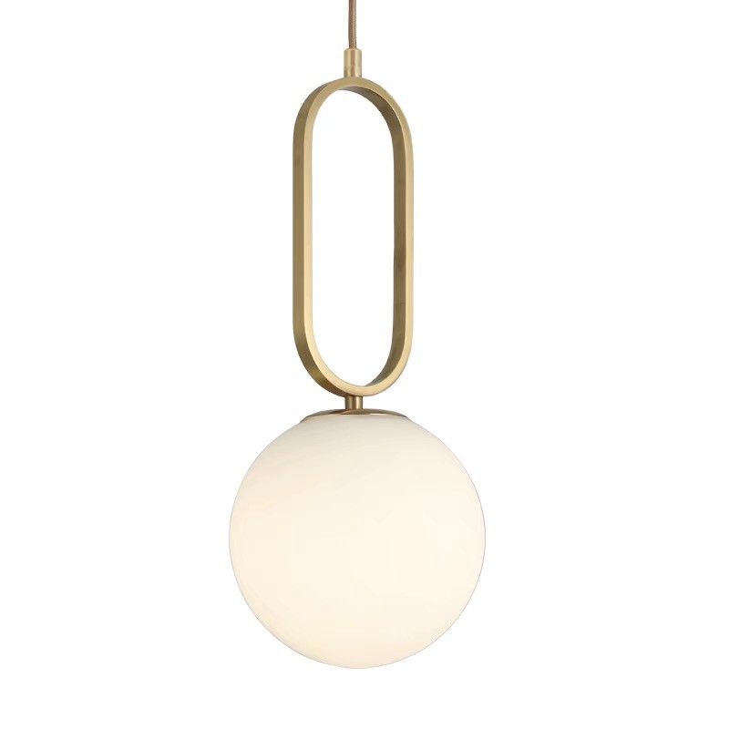 Minimalist Oval Ring Pendant Light