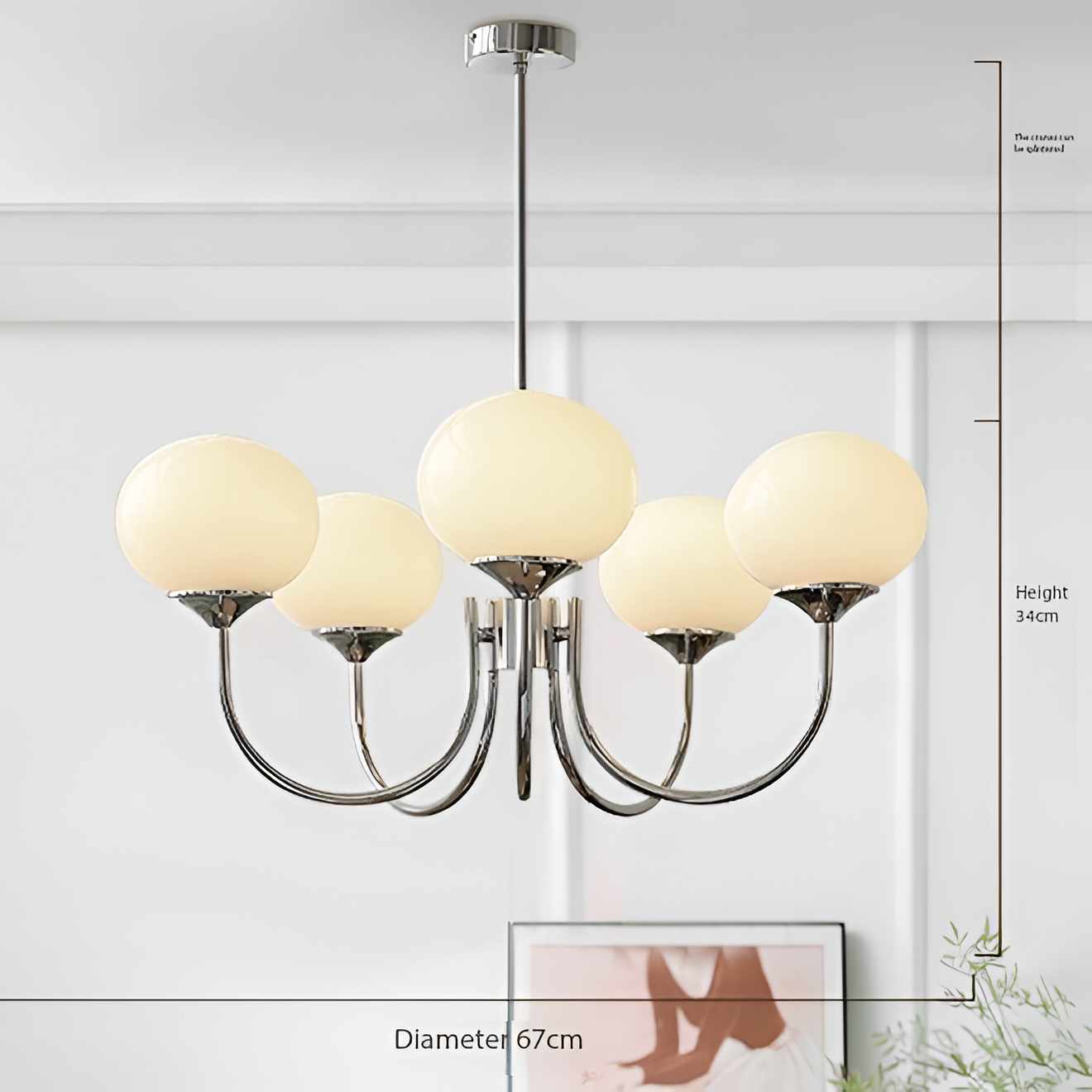 Marshmallow Modern Glass Chandelier T2000