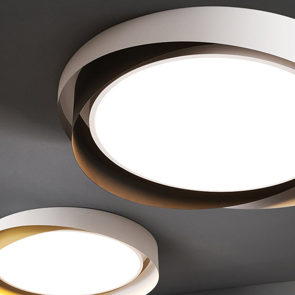 Nordic Style Modern Minimalist Wave Pattern Ceiling Lamp M424