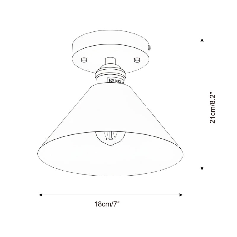 Collar Wood Ceiling Lamp T1459