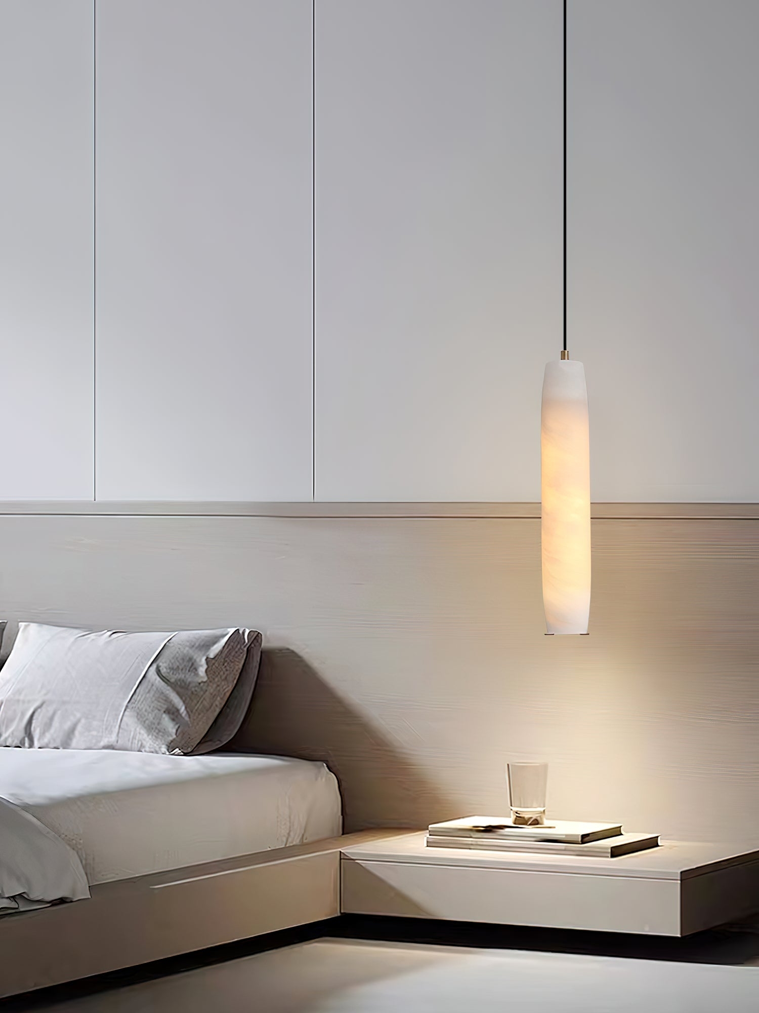 Alabaster Flute Pendant Light T1660