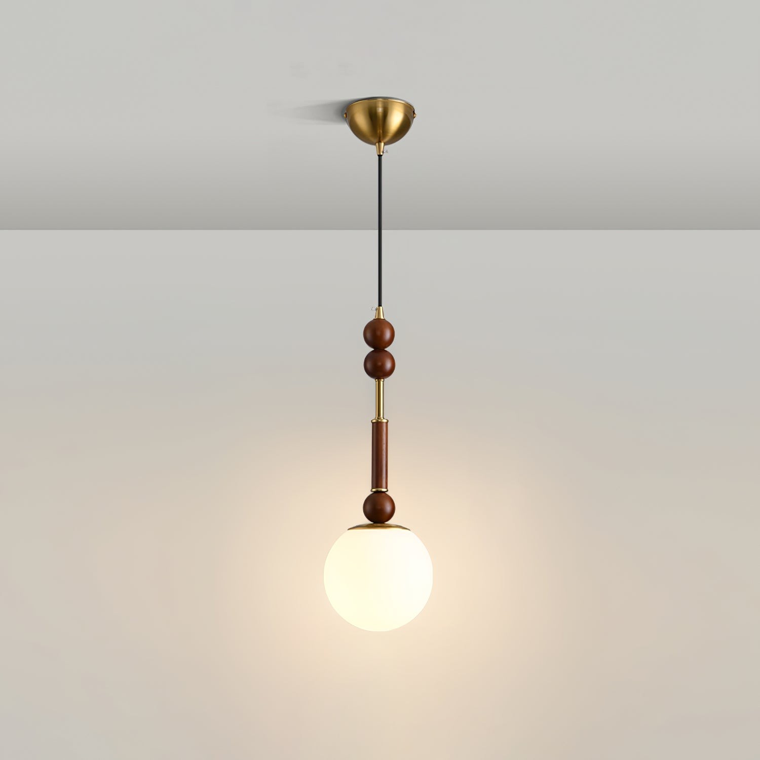 Retro Solid Wood Series Pendant Lamp M420