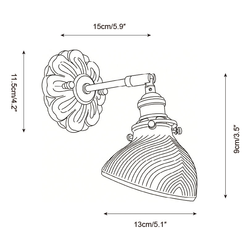 Nacre Petal Wall Lamp T1550