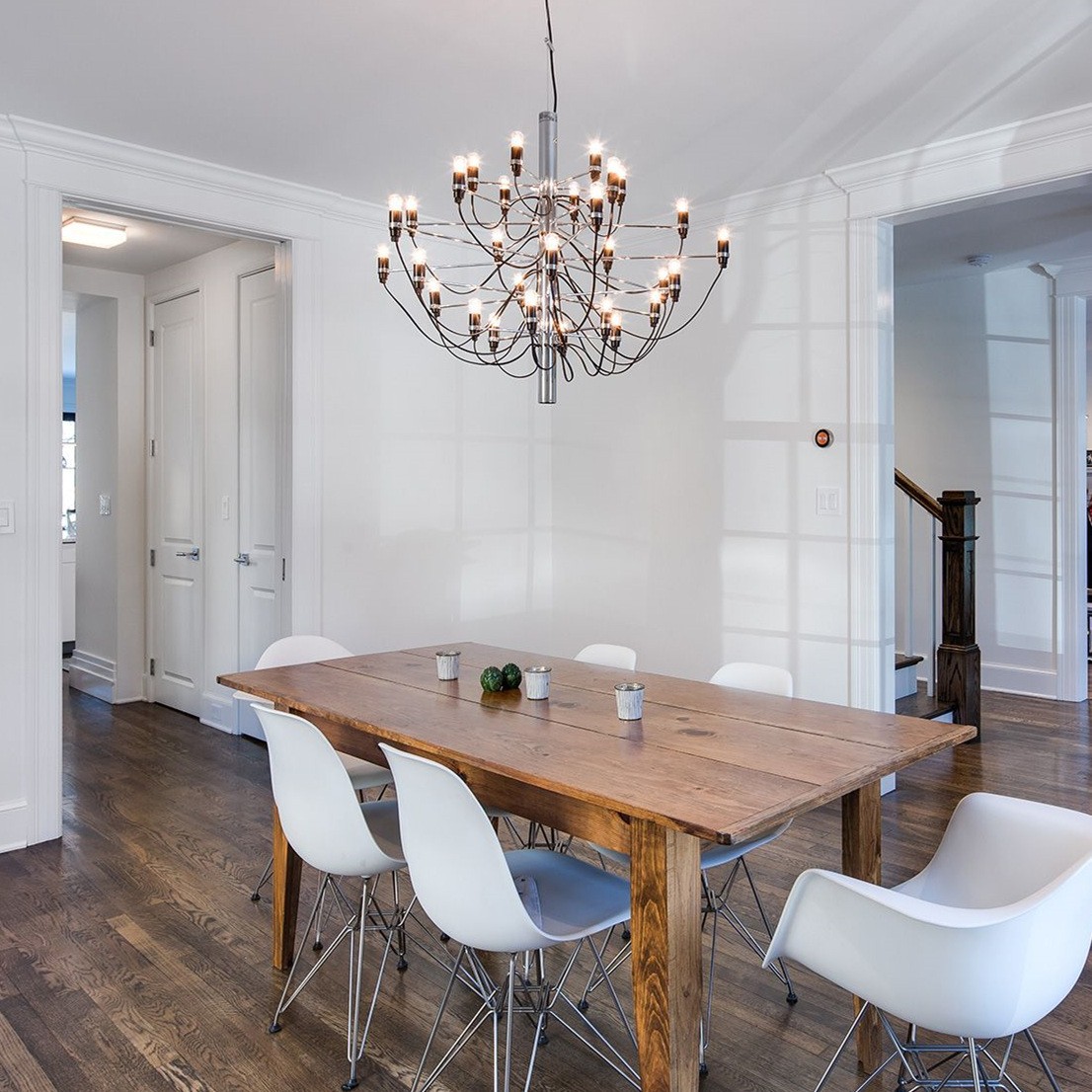Tendrila Multi-Light Chandelier - Industrial Style Pendant Light for Dining Room