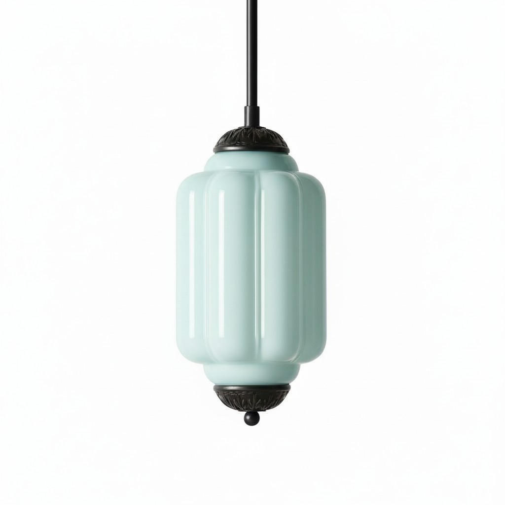 Eloise Vintage Glass Pendant Light - Elegant Pendant Lamp for Living Room G23
