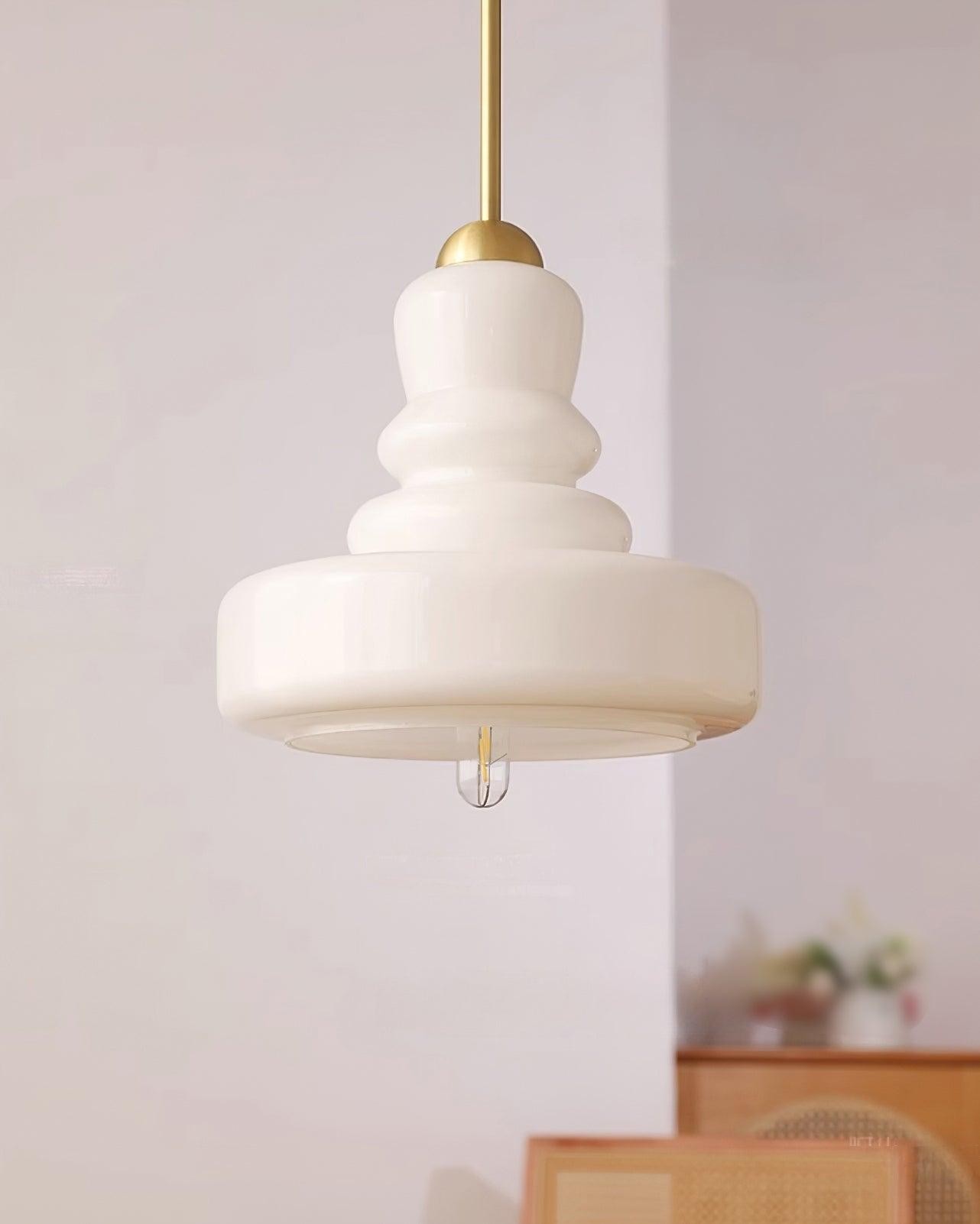 Mid Century Modern Gourd Glass Pendant Light M113