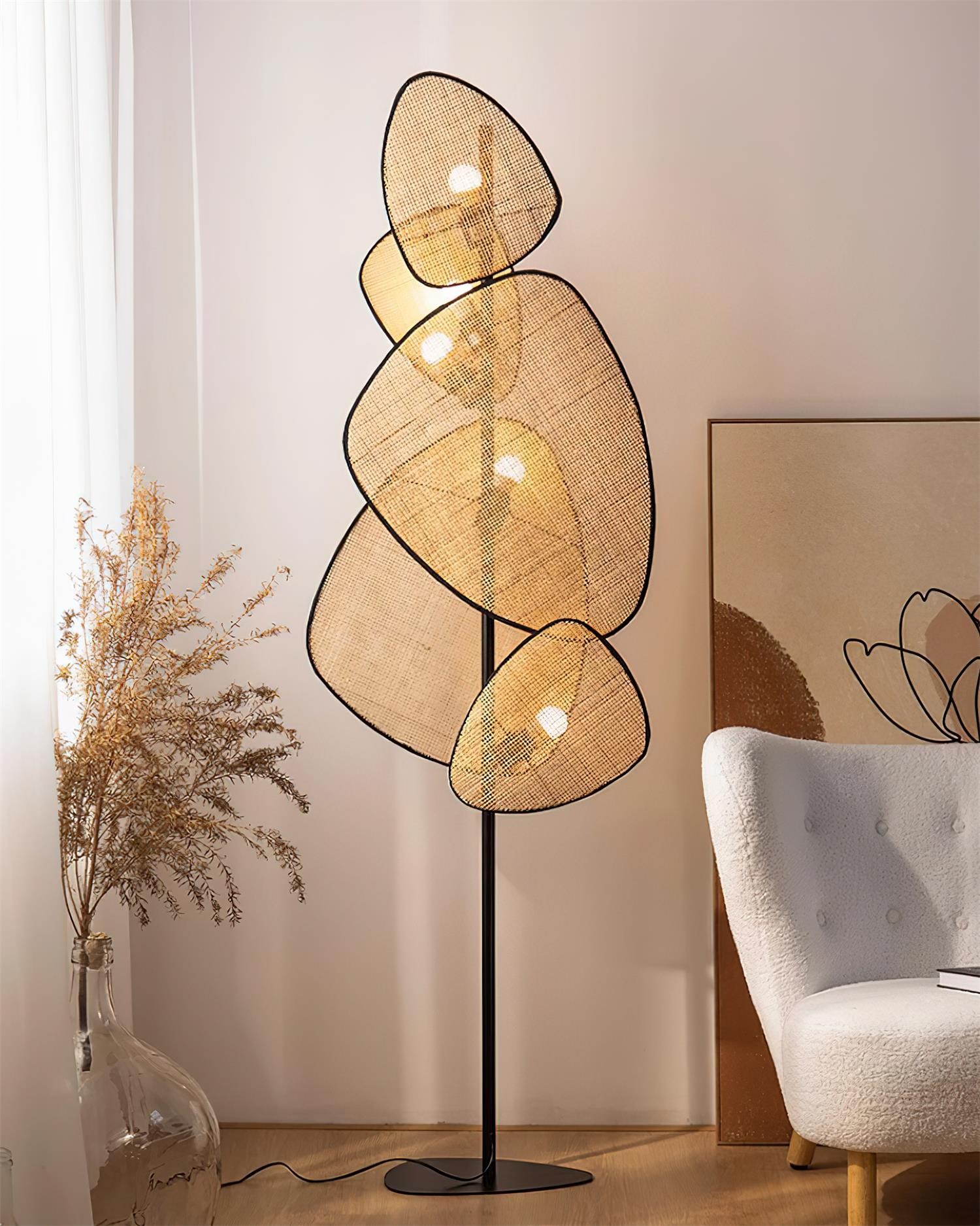Creative Natural Rattan Floor Lamp M231