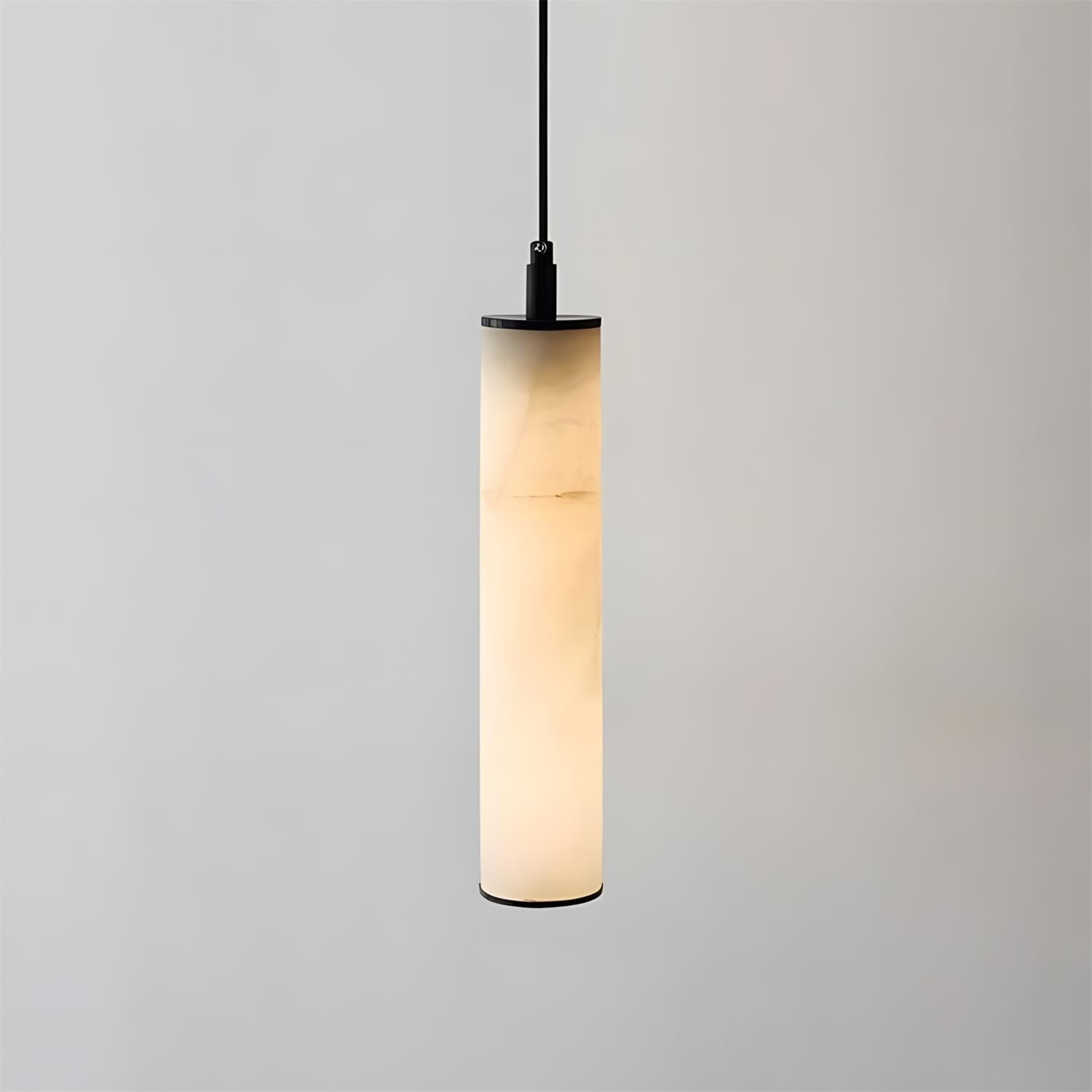 Calder Alabaster Tube Pendant Lamp T1571