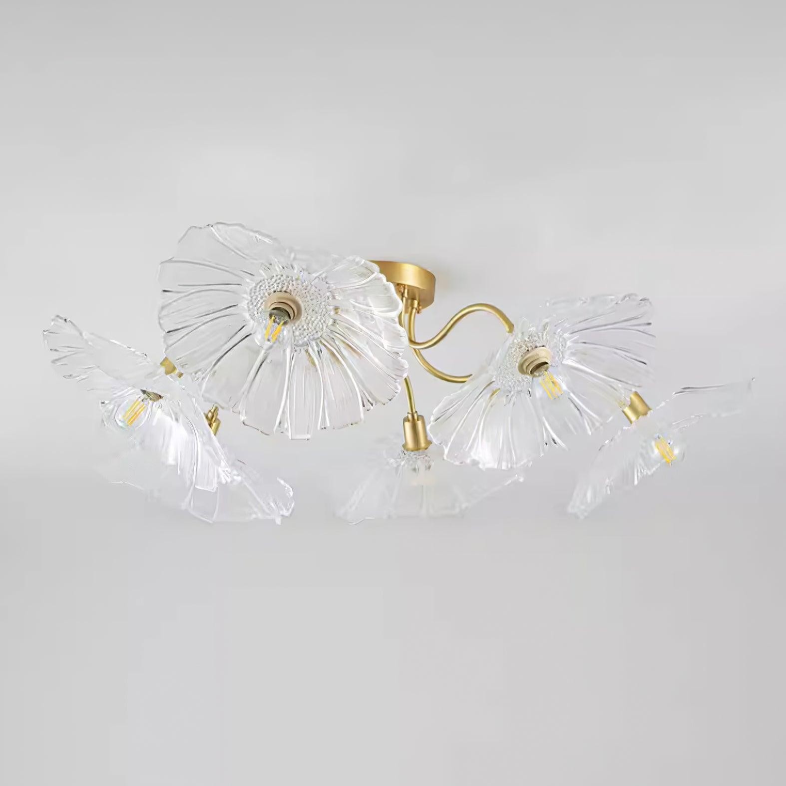 Murano Glass Flowers Ceiling Light P049