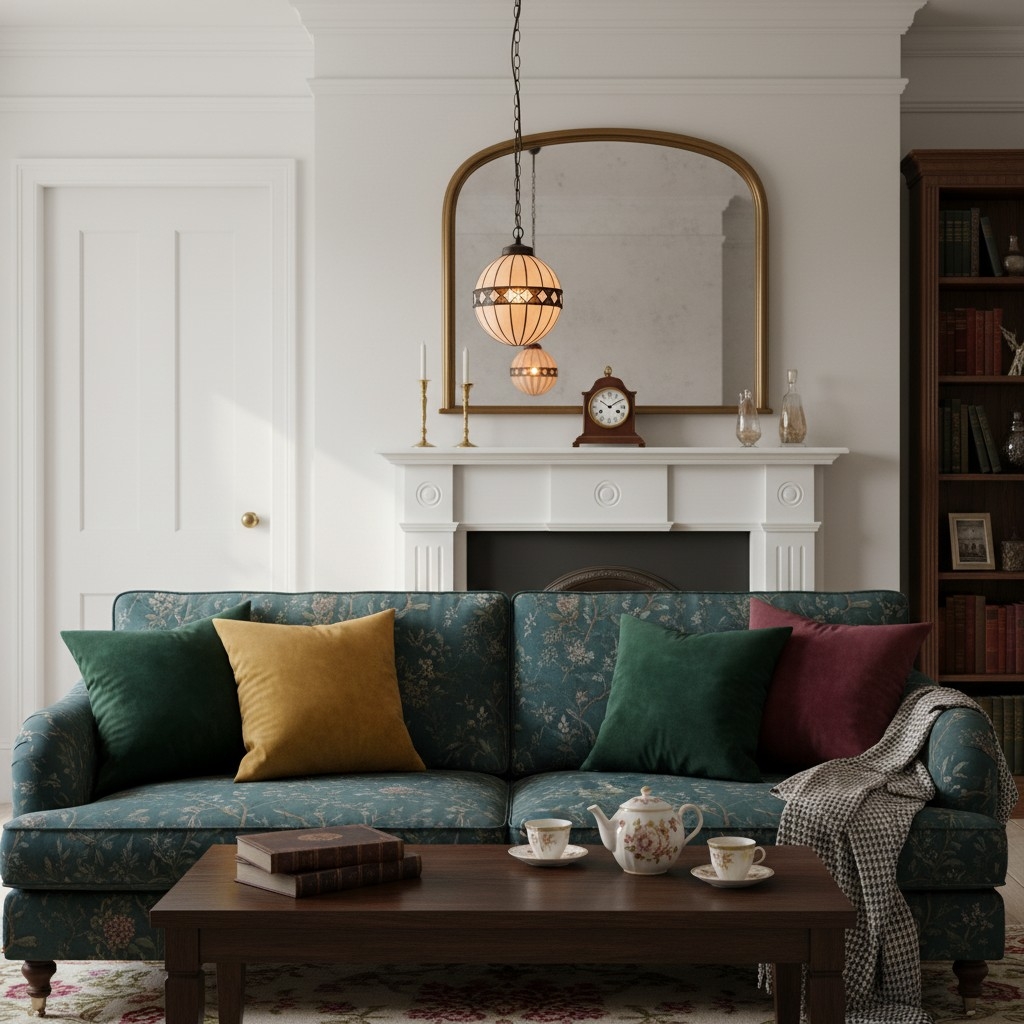 TF Fargo Tiffany Style Globe Pendant - Handcrafted Art Glass Sphere Light for Kitchen Island T1033