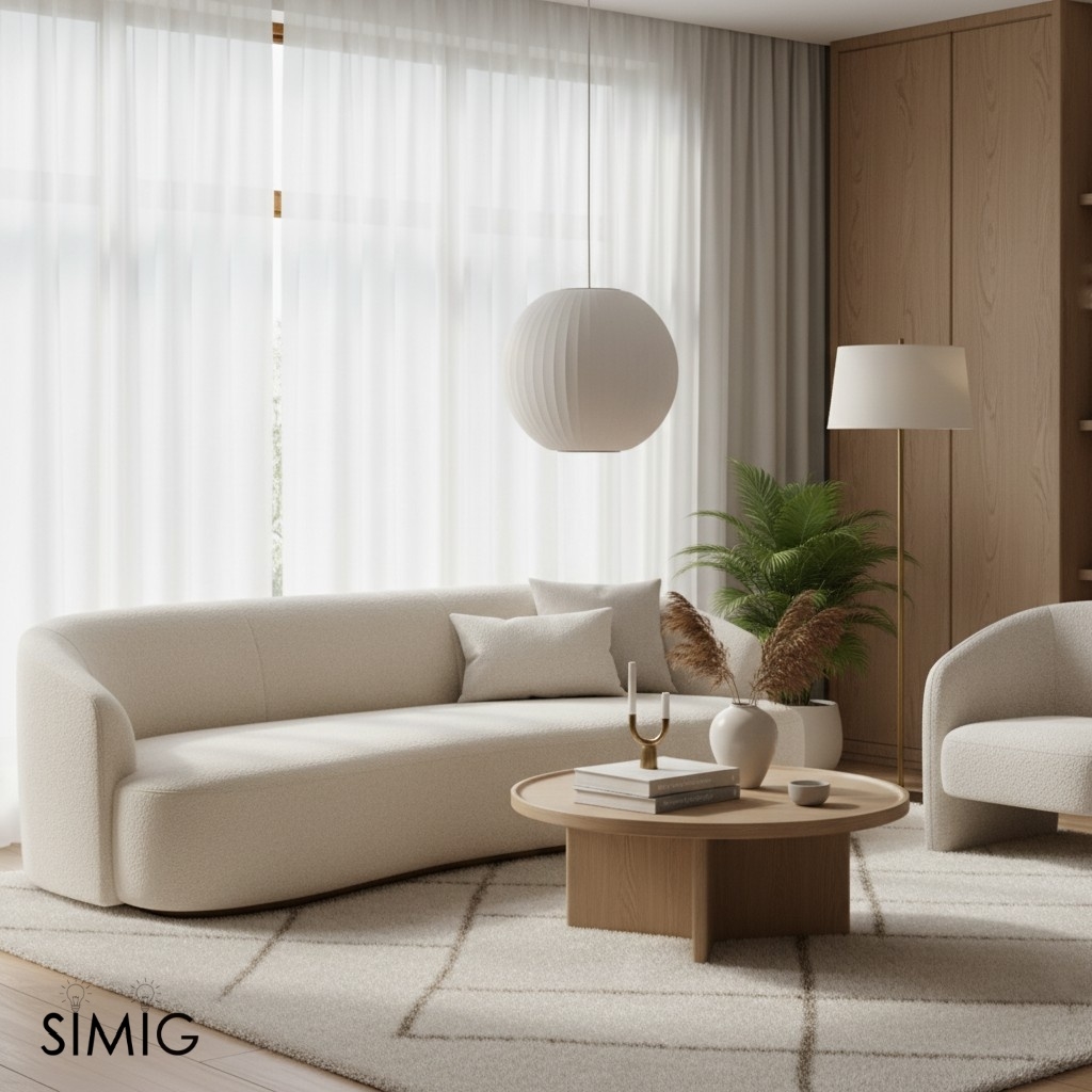 Saucer Bubble Pendant Lamp - Elegant Silk Design for Modern Interiors
