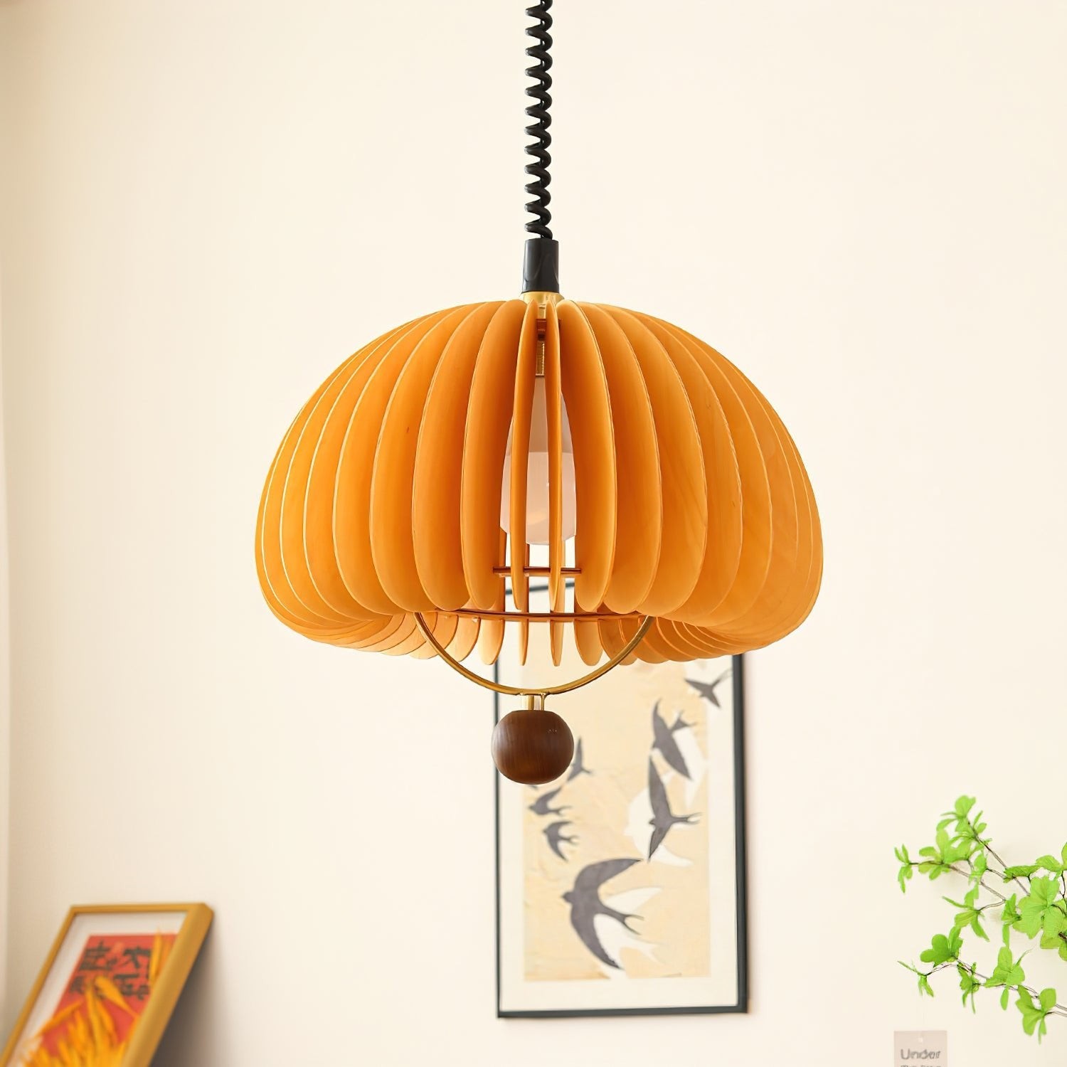 Pumpkin Adjustable Pendant Light M514