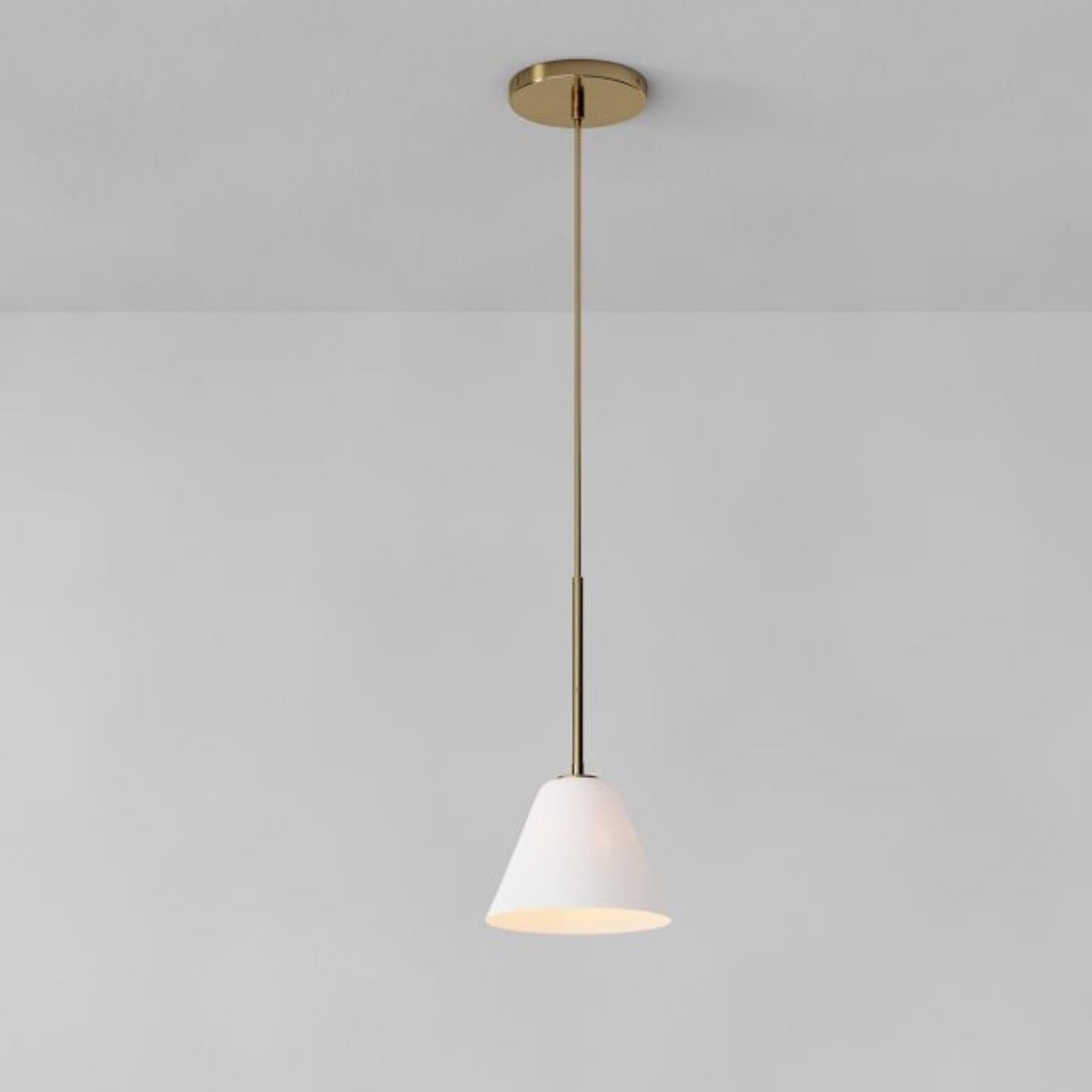 Conica Clean Line Glass Cone Pendant Fixture - Modern Bar Counter T104