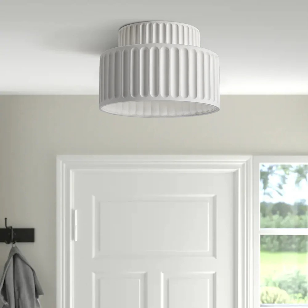 Modern Solid Color Recessed Resin Ceiling Lamp S177