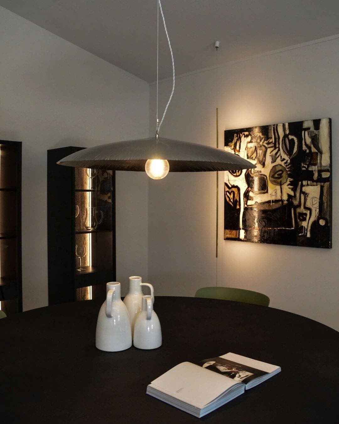 Hammered Brass Suspension Light T114