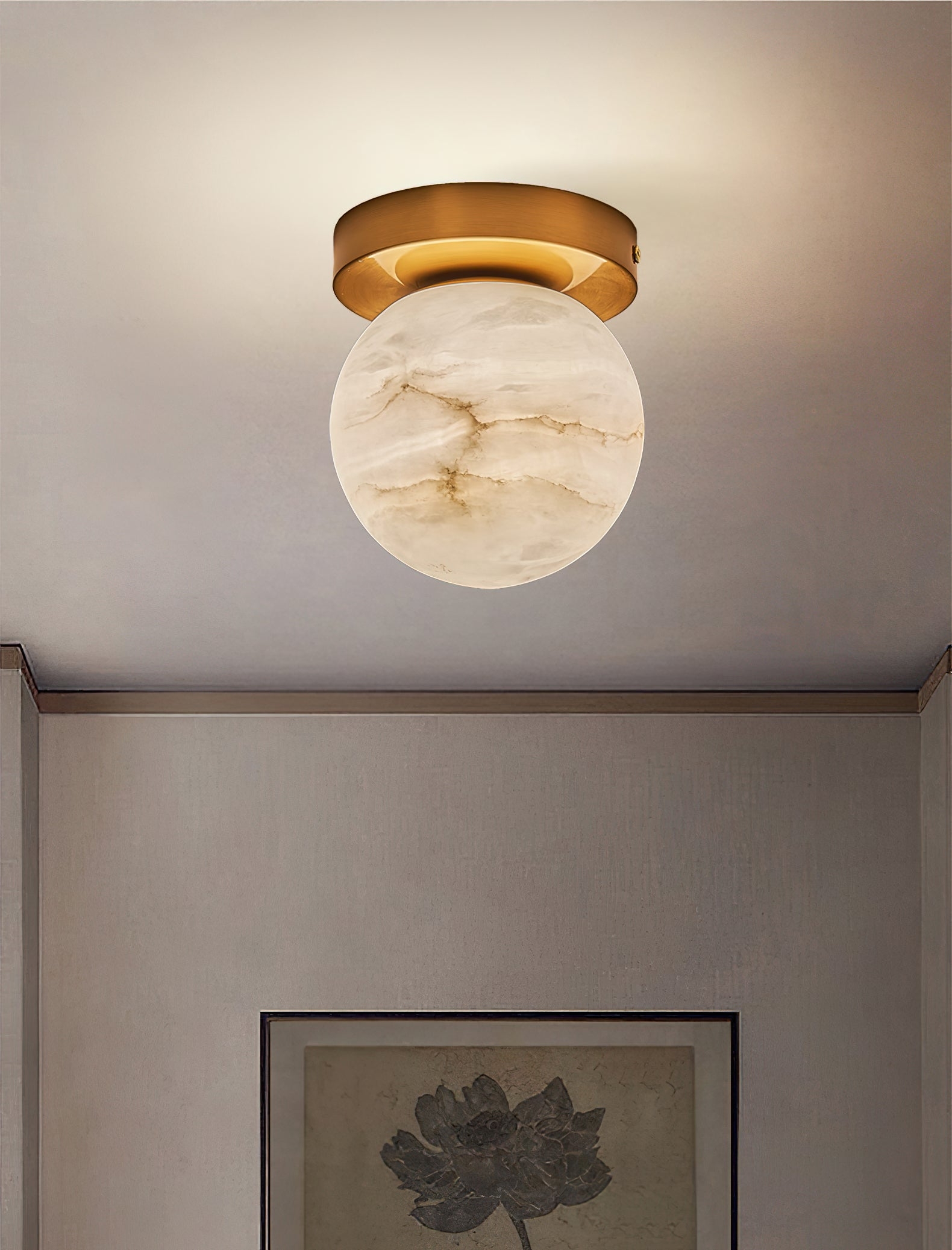 Melange Alabaster Ceiling Light T1720