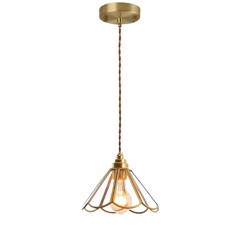 Stained Glass Vintage Pendant Light