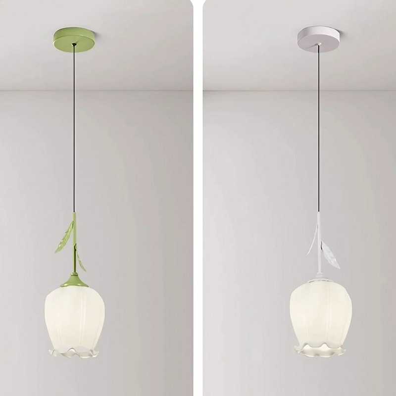 Nordic Flower Bud Glass Pendant Light S89