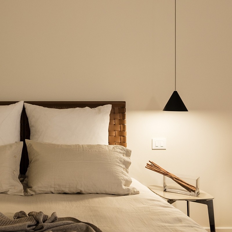 String Light Cone Pendant Light