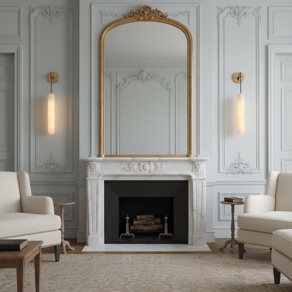Alabaster Flute Wall Lamp T1661