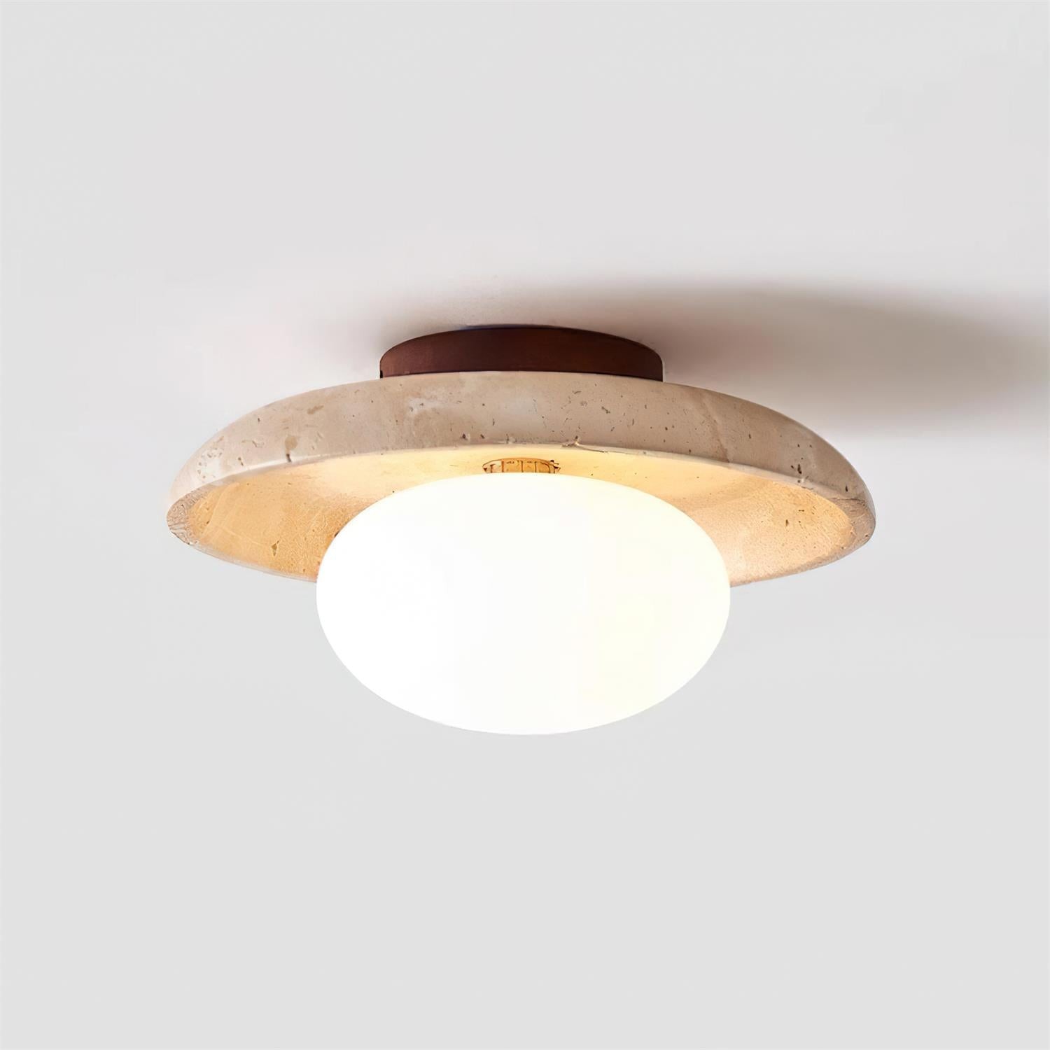 Lime Cavities Ceiling Lamp P050