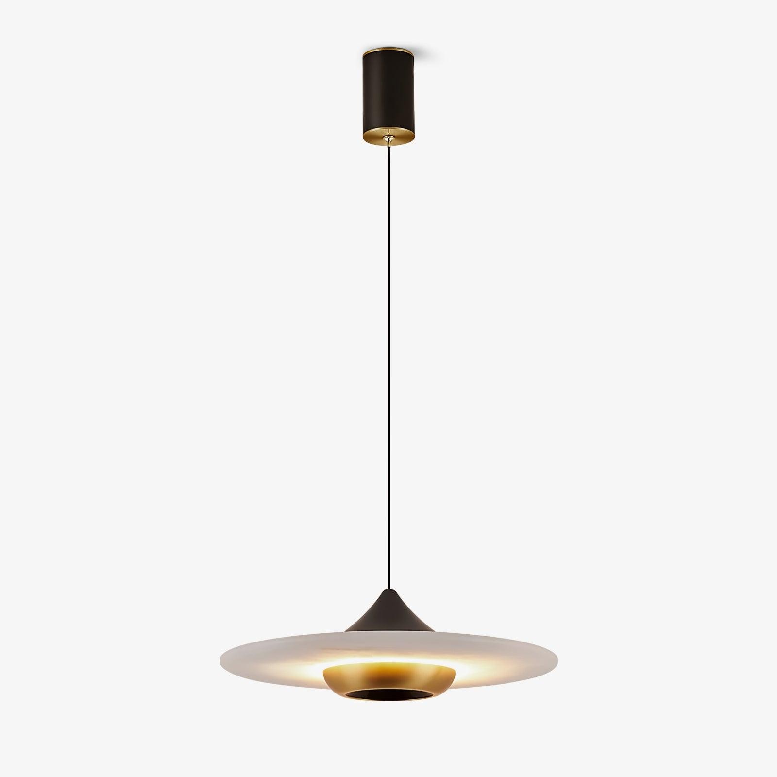 Flying Saucer Marble Pendant Lamp M455