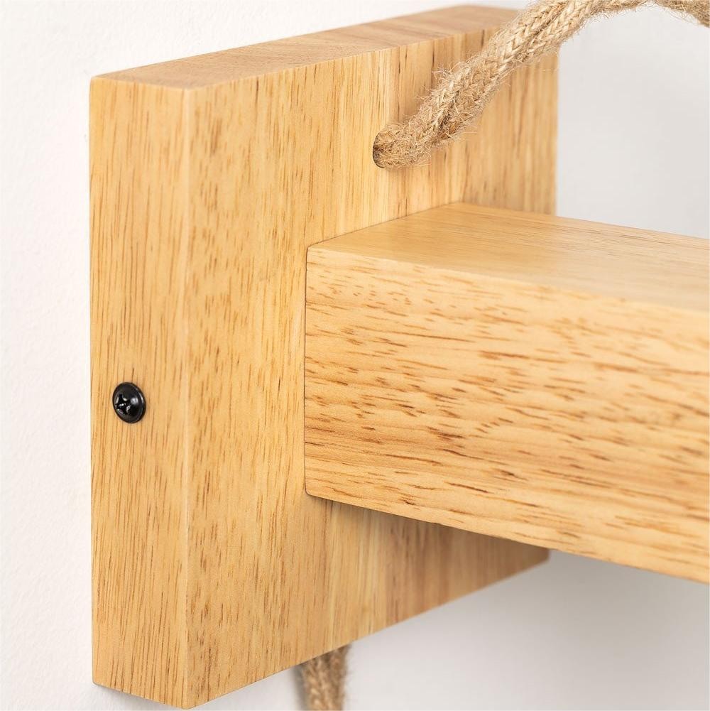 Natural Rope Design Wall Lamp for Bedroom