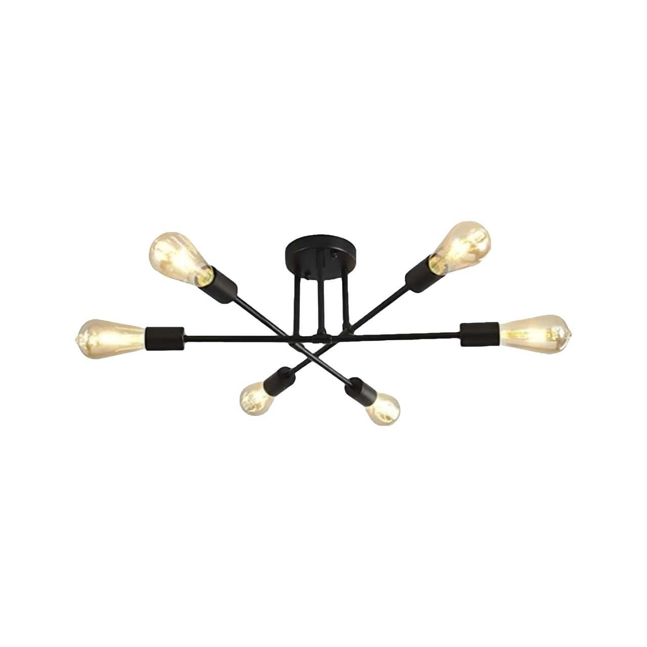 Nordic Semi Flush Mount Sputnik Ceiling Lamp S126