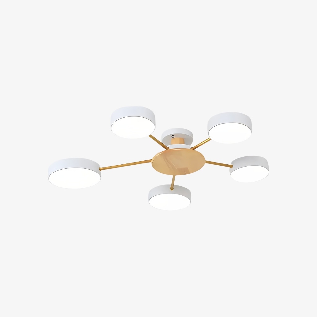 Stylish Wood-Branch Ceiling Lamp - LED Light for Dining Room and Living Room S378