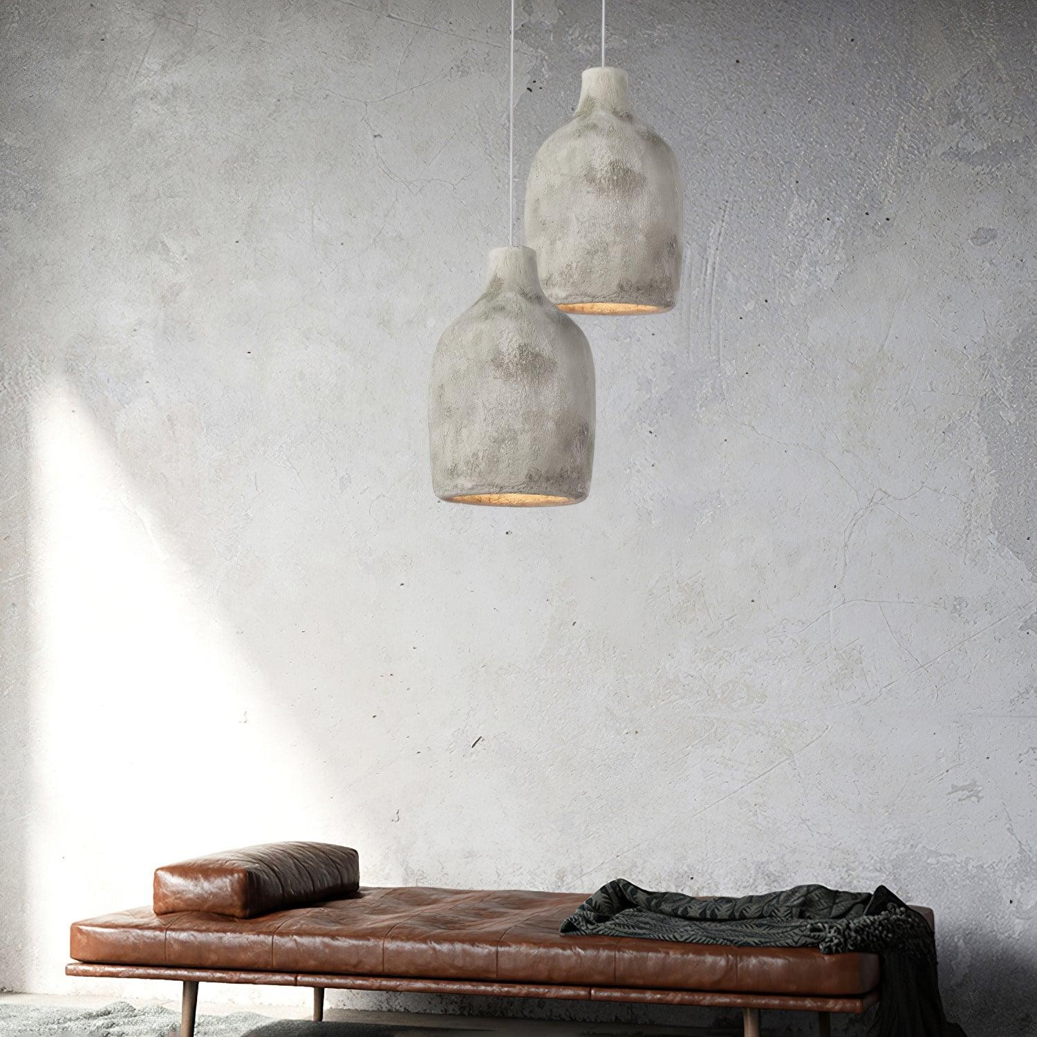 Nordic Industrial Resin Milk Can Pendant Lamp S187
