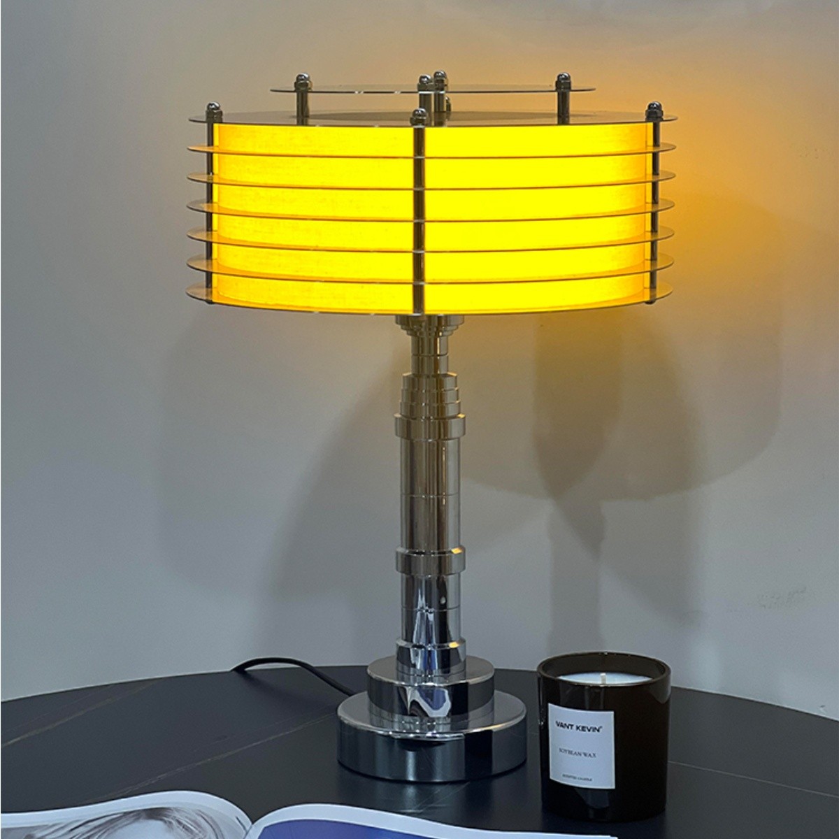 Modern Layered Lamps in Stainless Steel – Table & Floor Options S257