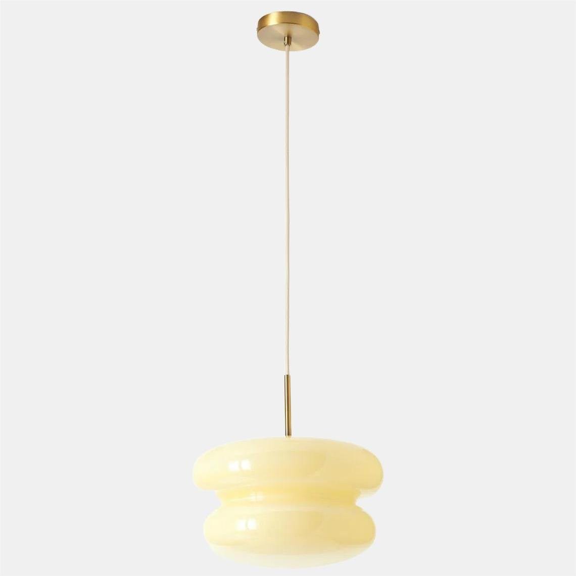 Orra Opal Glass Dome Pendant - Modern Hanging Light for Kitchen T421