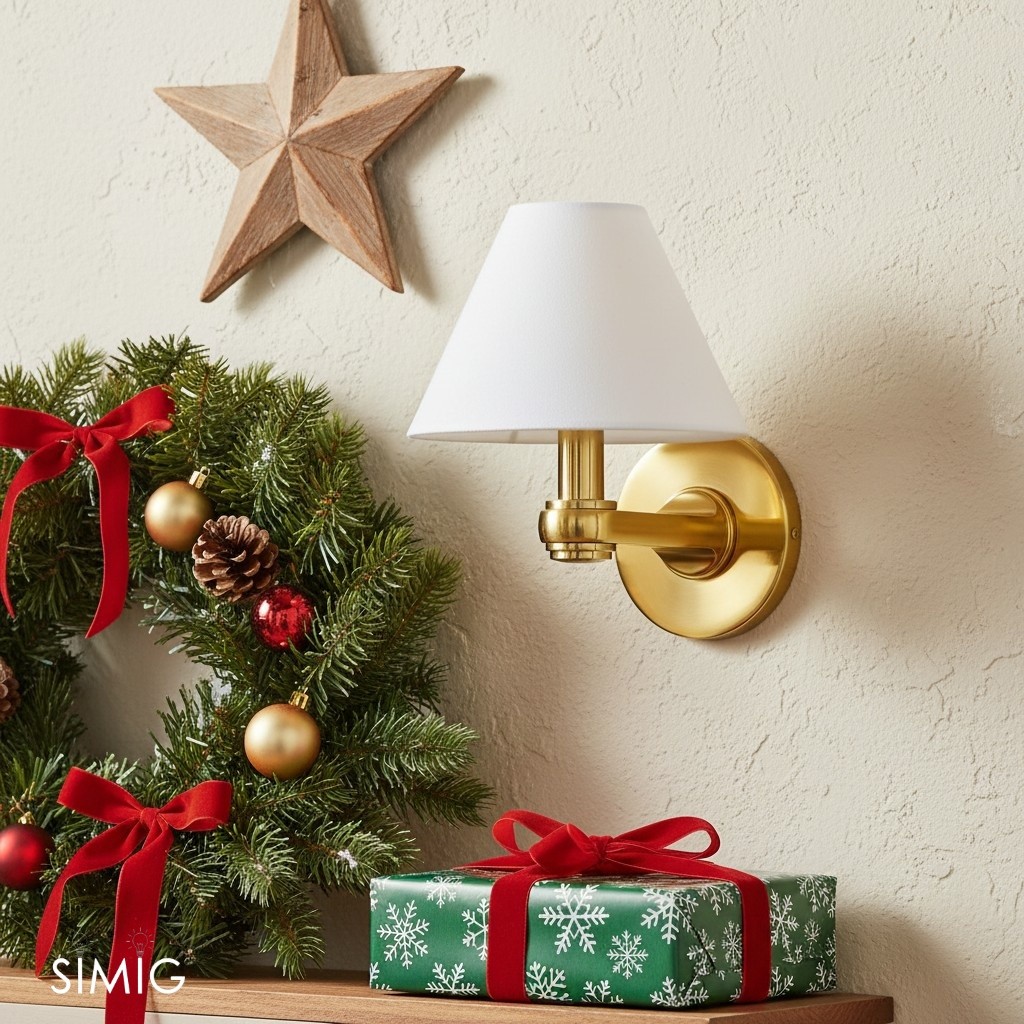 Modern Metal Wall Sconce – Adjustable Arms for Hallways T424